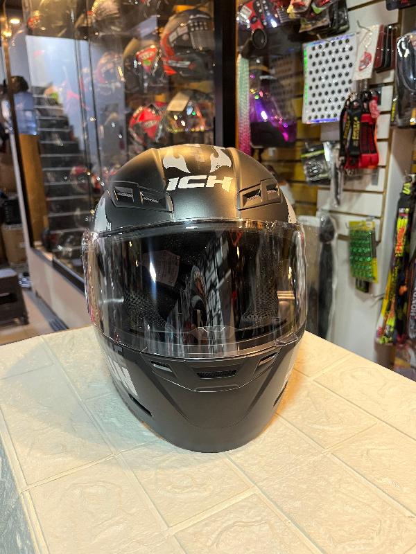 Foto adicional de CASCO ICH 501 PLOMO CON NEGRO