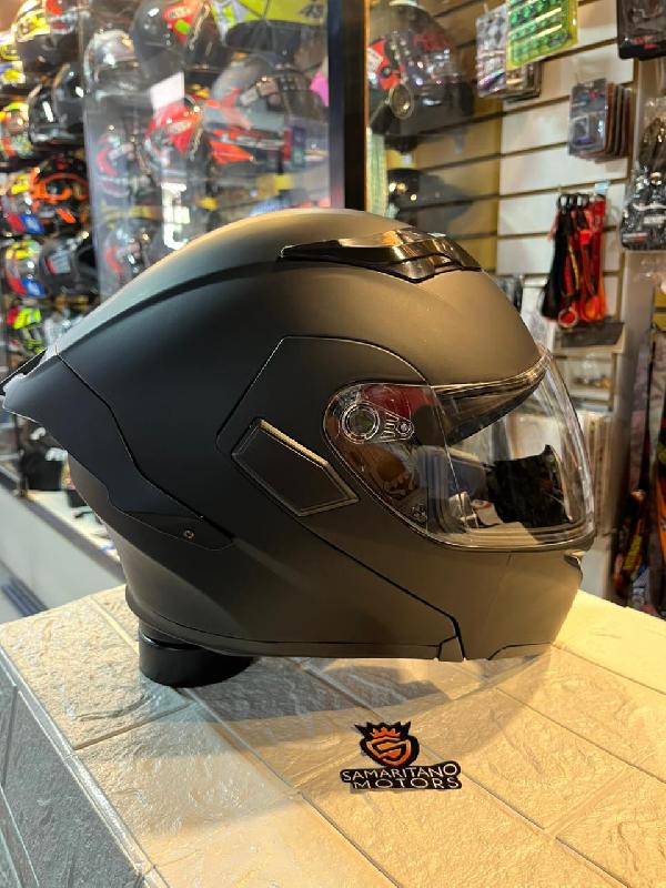 Foto adicional de CASCO XECURO XR920 ABATIBLE NEGRO MATE