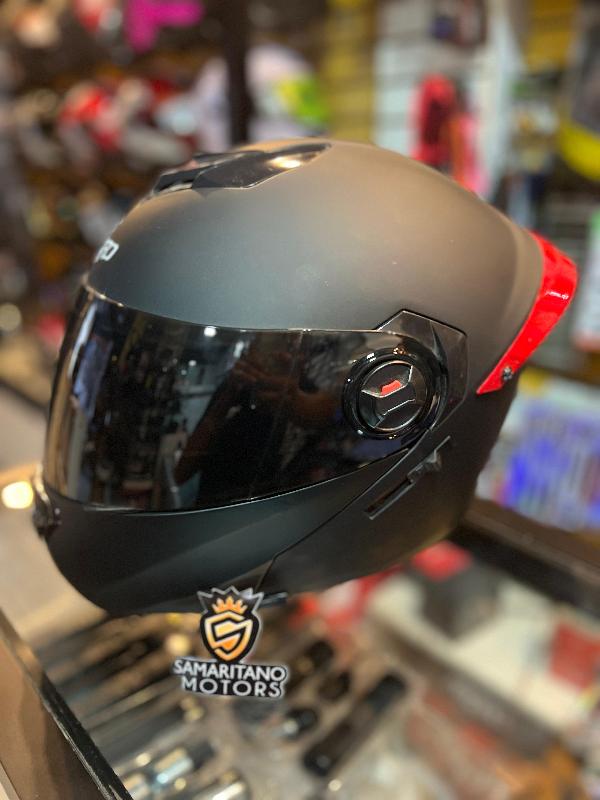 Foto adicional de CASCO XECURO XR913 NEGRO MATE
