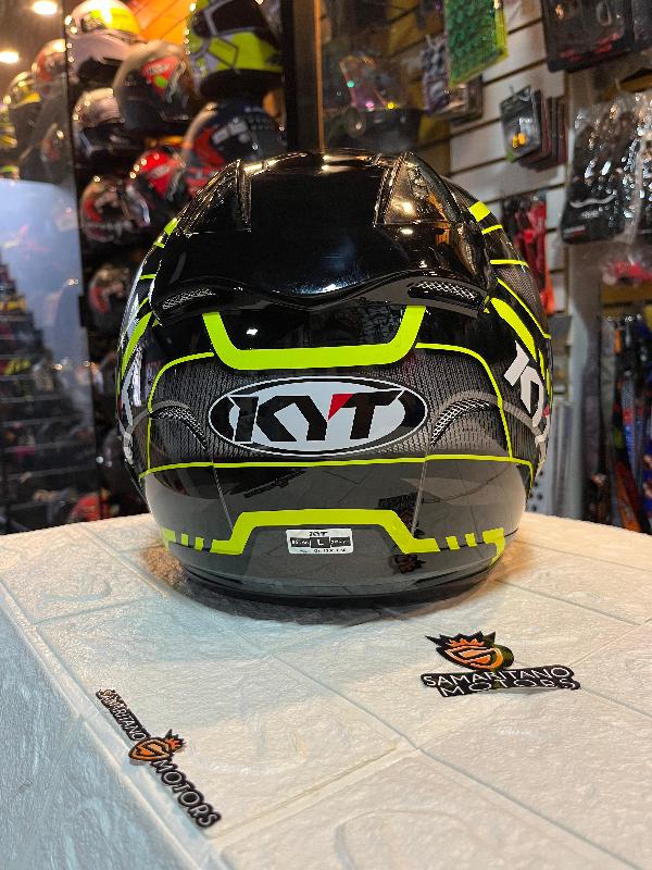 Foto adicional de CASCO KYT OPEN FACE MOTION AMARILLO