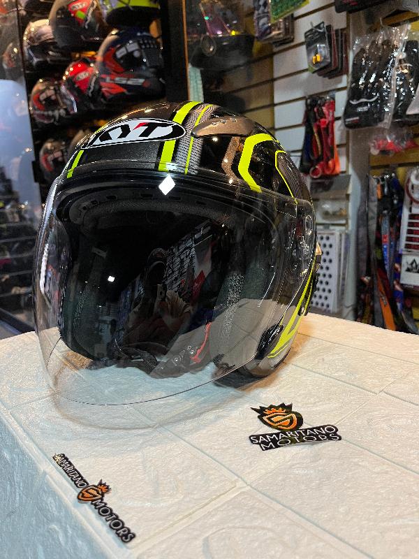CASCO KYT OPEN FACE MOTION AMARILLO