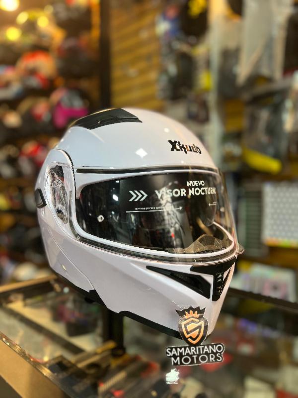 CASCO ABATIBLE XKUDO 169 RAPER BLANCO 