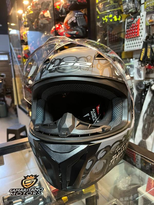 Foto adicional de CASCO INTEGRAL LS2 FF810 DRILLOX GRIS MATE  