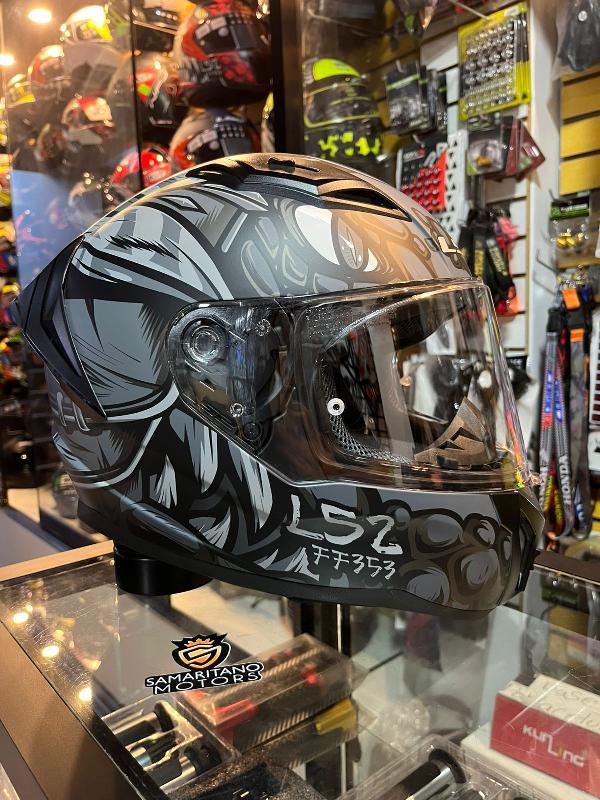 CASCO INTEGRAL LS2 FF810 DRILLOX GRIS MATE  
