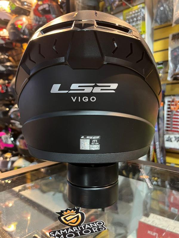 Foto adicional de CASCO INTEGRAL LS2 FF810 SOLID NEGRO MATE