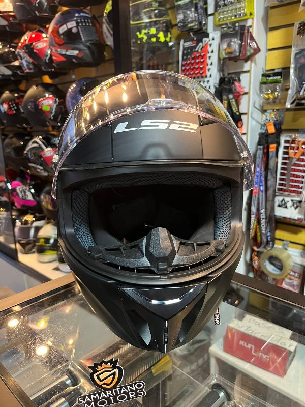 Foto adicional de CASCO INTEGRAL LS2 FF810 SOLID NEGRO MATE