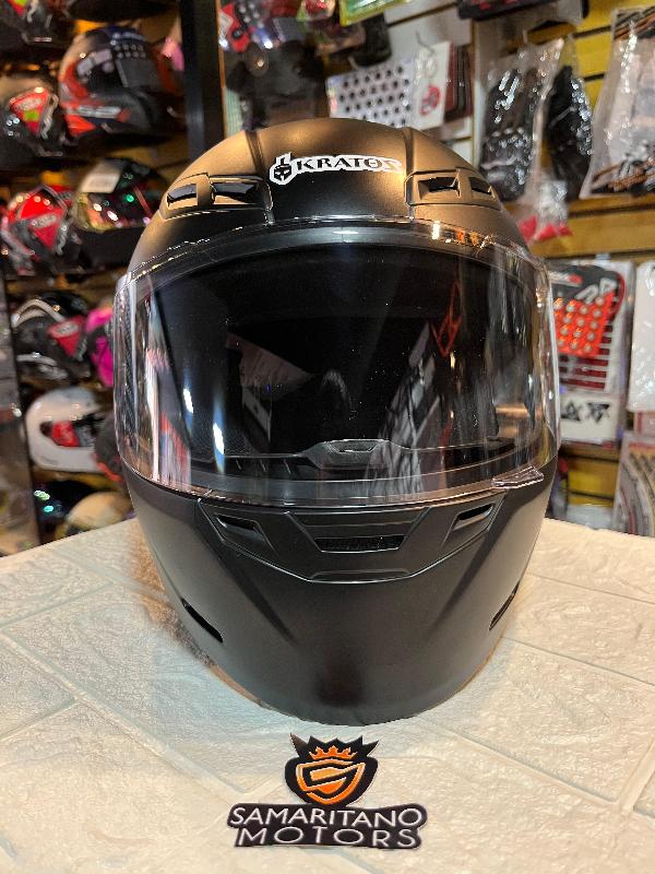 Foto adicional de CASCO INTEGRAL KRATOZ K50 NEGRO MATE