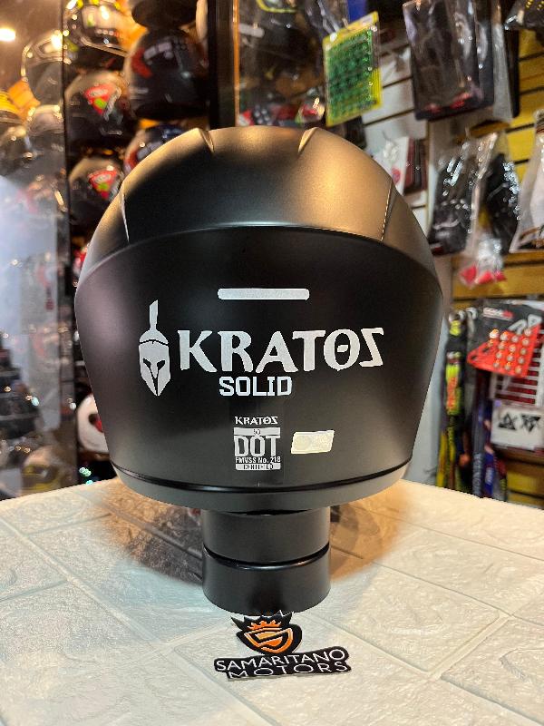 Foto adicional de CASCO INTEGRAL KRATOZ K50 NEGRO MATE