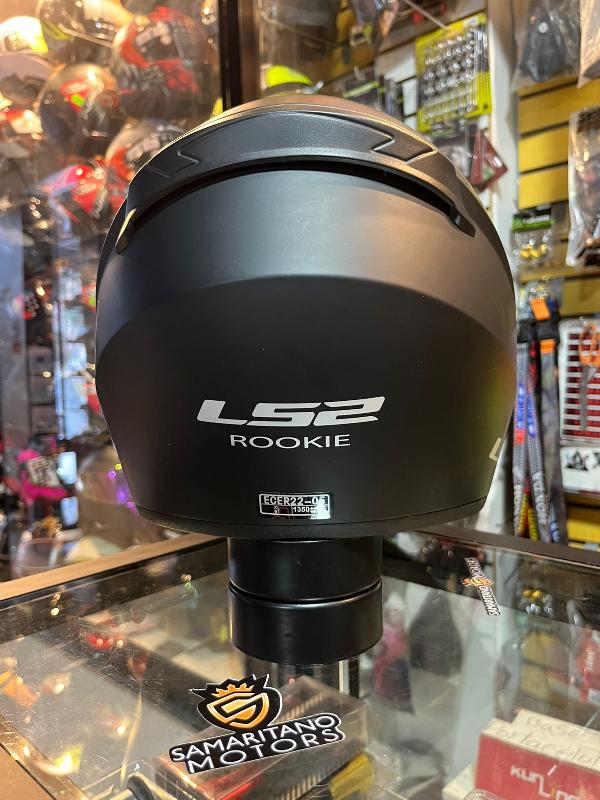 Foto adicional de CASCO INTEGRAL LS2 ROOKIE NEGRO MATE